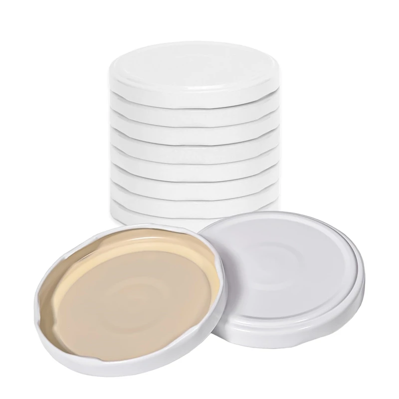 50 Stück Schraubdeckel zum Typ 82 – Ersatzdeckel zum Konservieren von Gläsern, abgedrehter Deckel, Konservierungsdeckel für Marmelade, Konservierung-A23R