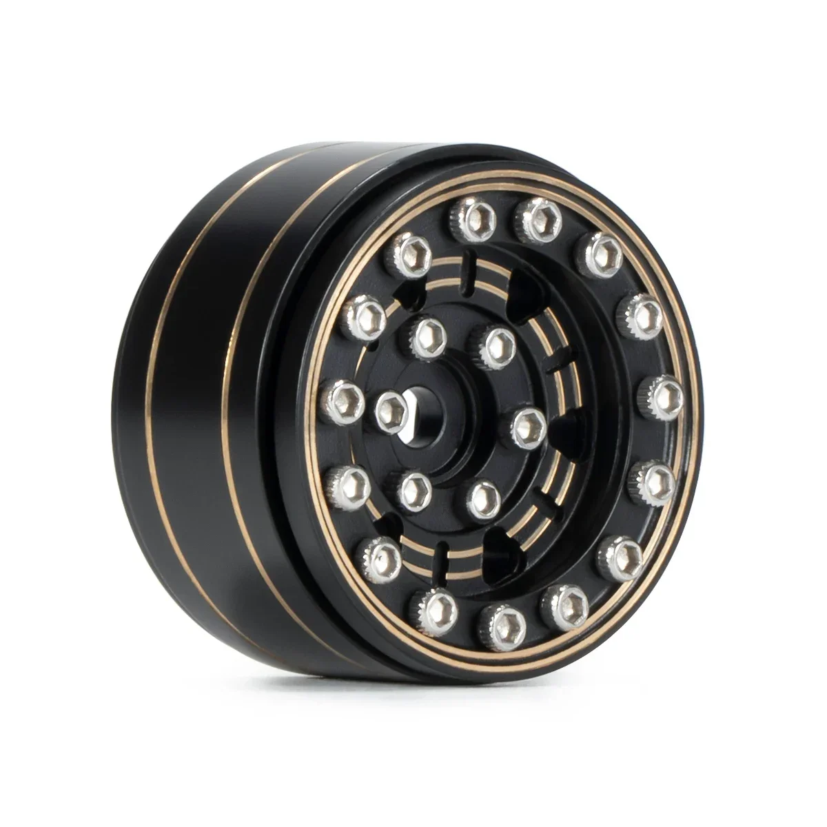 SCX24 Brass Weights 1.0 Inch Beadlock Wheel Rims Negative Offset for 1/24 1/18 RC Crawler AX24 FCX24 K5 Blazer Enduro24 TRX4M