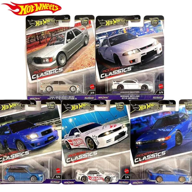 

New Arrival Mattel Hot Wheels 2024 Car Culture Modern Classics Fpy86 E Case / Mix 7 Car Model Collection Diecast 1:64 Metal Toys