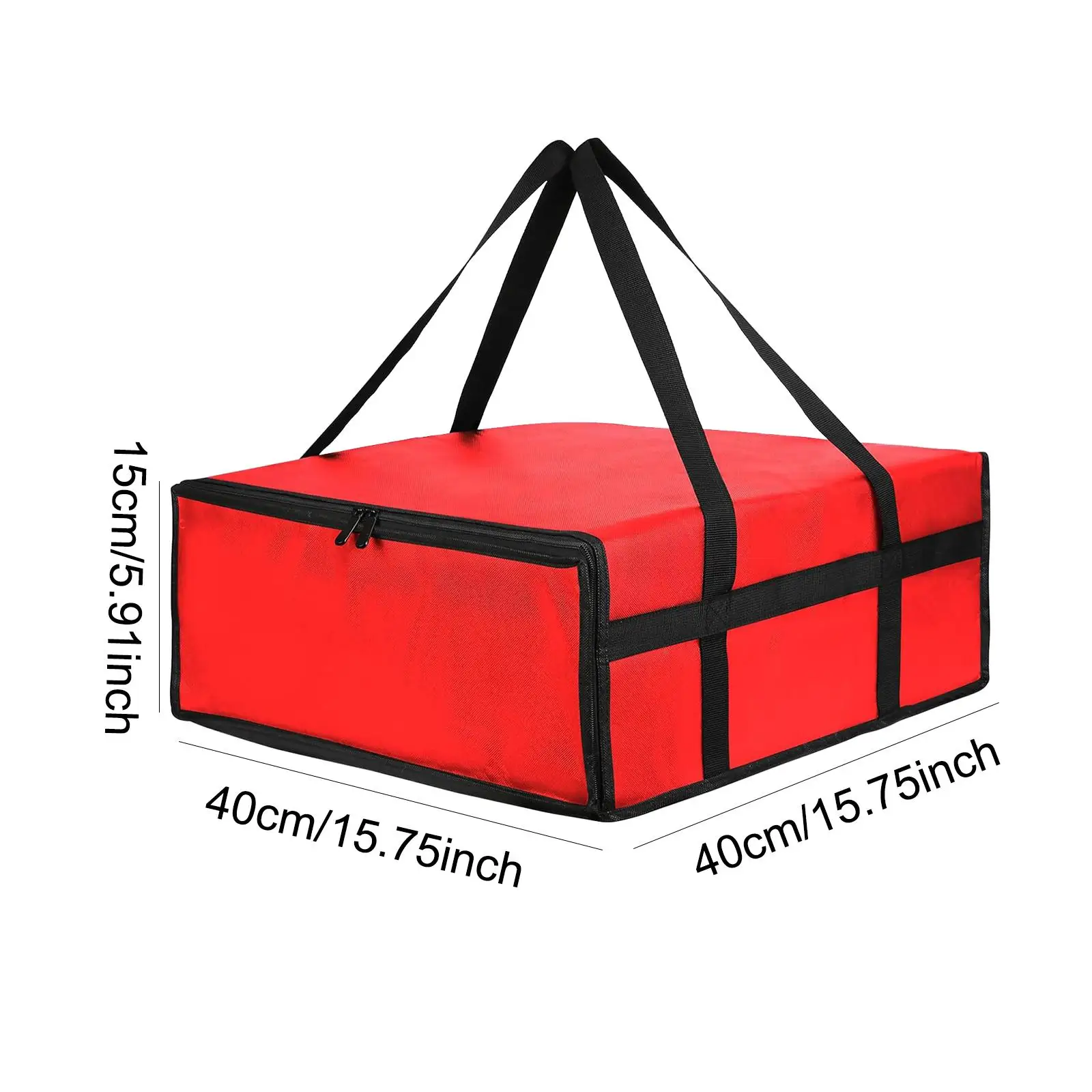 Pizza Carrier Insulated Bag Food Bag Multifunctional Grocery Shopping Bag Fresh for Outdoor Picnic Reception Lunch Pool Parties