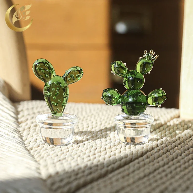 

5Pcs Ornament Cute Figurines Miniature Glass Ornament Micro Landscape Kawaii Desk Accessories For Decoration Home Kids Gift