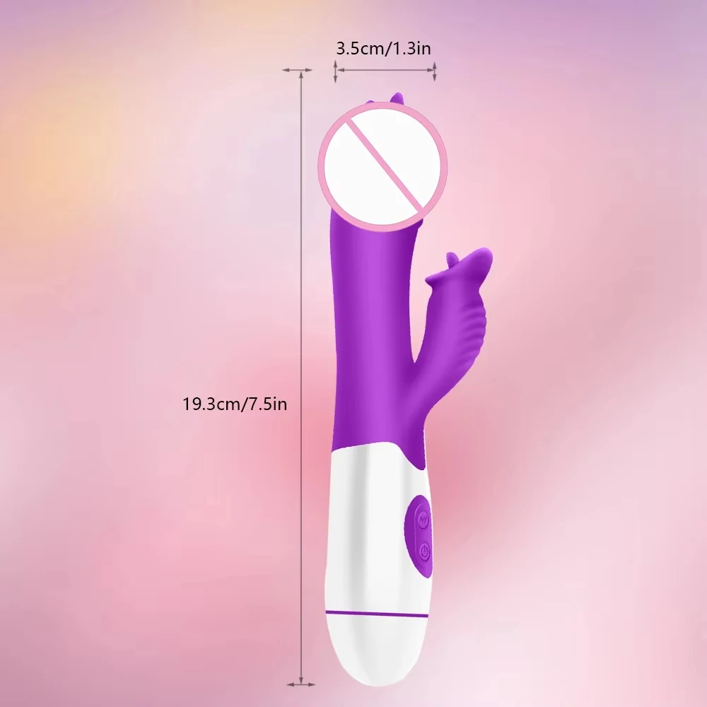 Rabbit Vibrator With 30 Frequencies For G-spot Stimulation_voghion.com