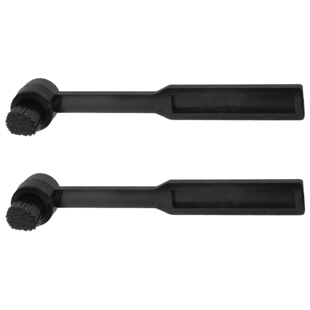 

2 PcsVintage Static Vinyl Cleaning Brush Needle for Record Player Coffee Machine Powder Bowl