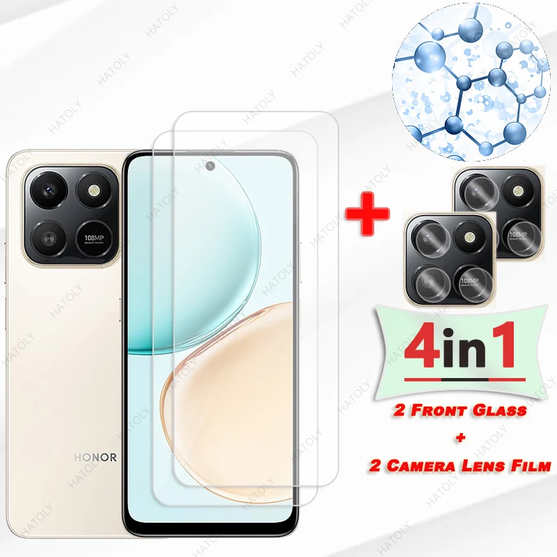 ل الشرف X7d 4G الزجاج حامي الشاشة ل الشرف X7d 4G HD واضح طبقة رقيقة واقية كاميرا حامي ل الشرف X7d 4G الزجاج