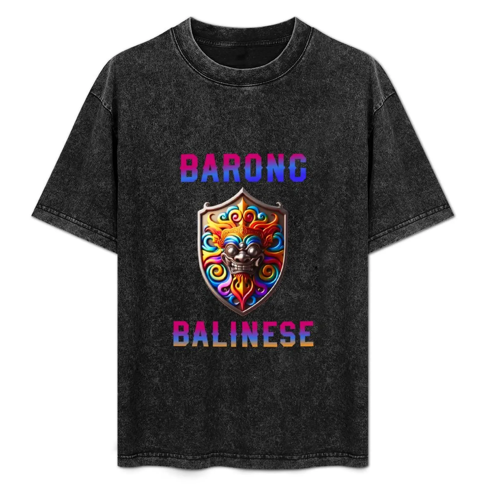 

Barong balinese T-Shirt Fashion Casual Short Sleeve Top