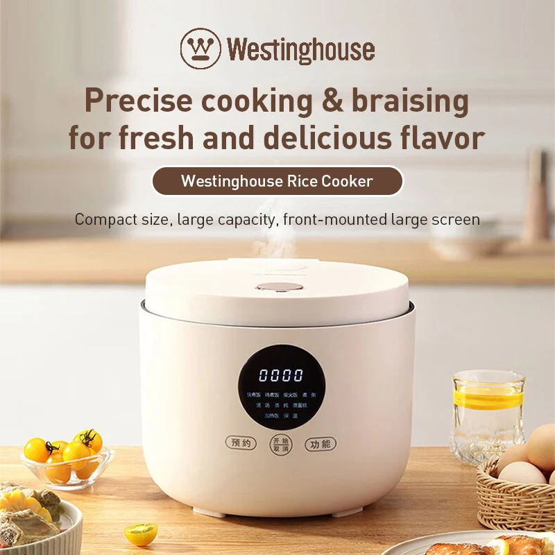 Westinghouse WRC0305 Digital Rice Cooker 3L 500W Touch Control 220V Non-Stick Inner Pot 24H Timer Small Household Rice Maker