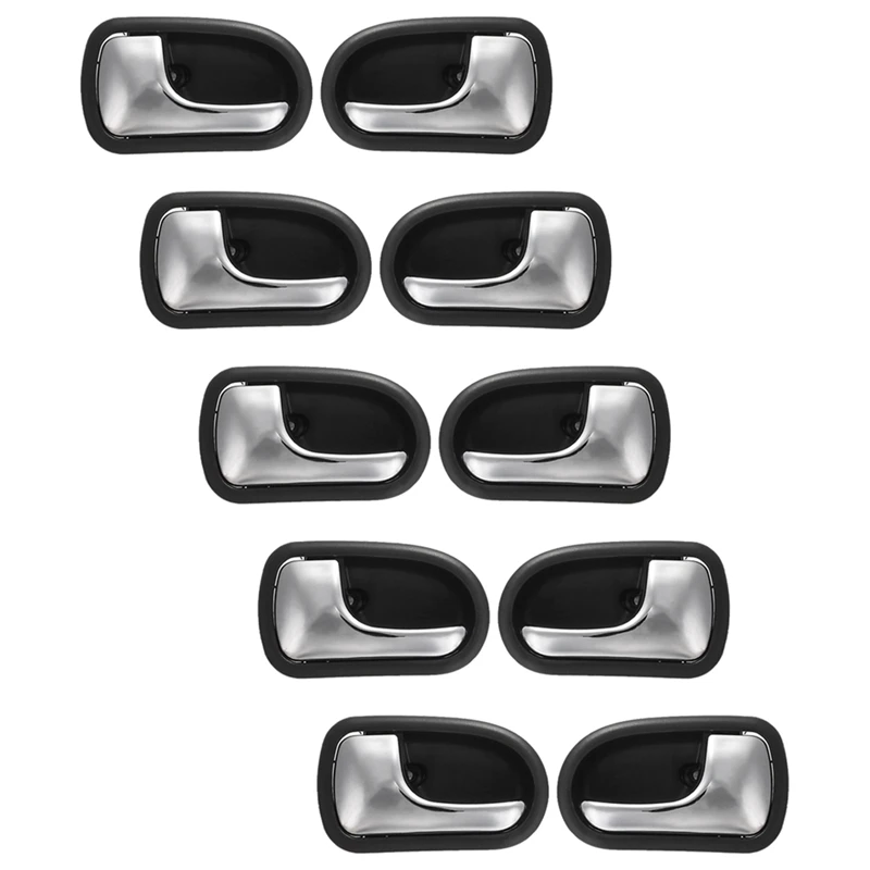 5X Car Front Rear Interior Door Handle For Mazda 323 Protege BJ 1995 1996 1997 1998 1999 2000 2001 2002 2003 Right