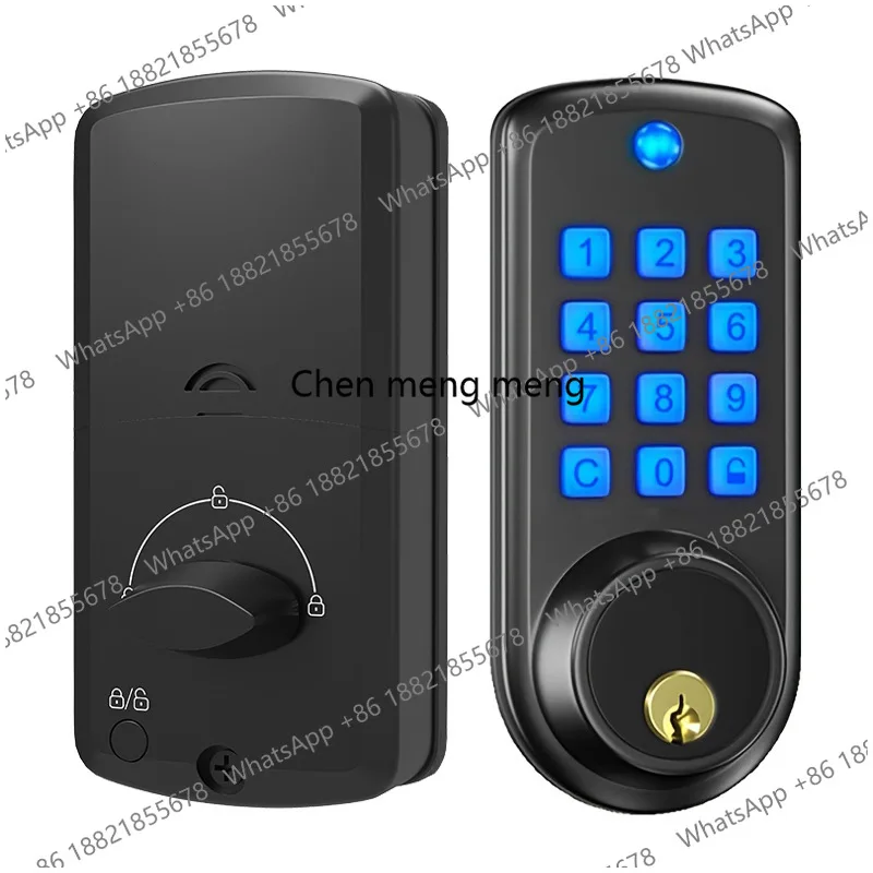 Password, electronic lock, universal for left and right doors in the room, smart combination lock