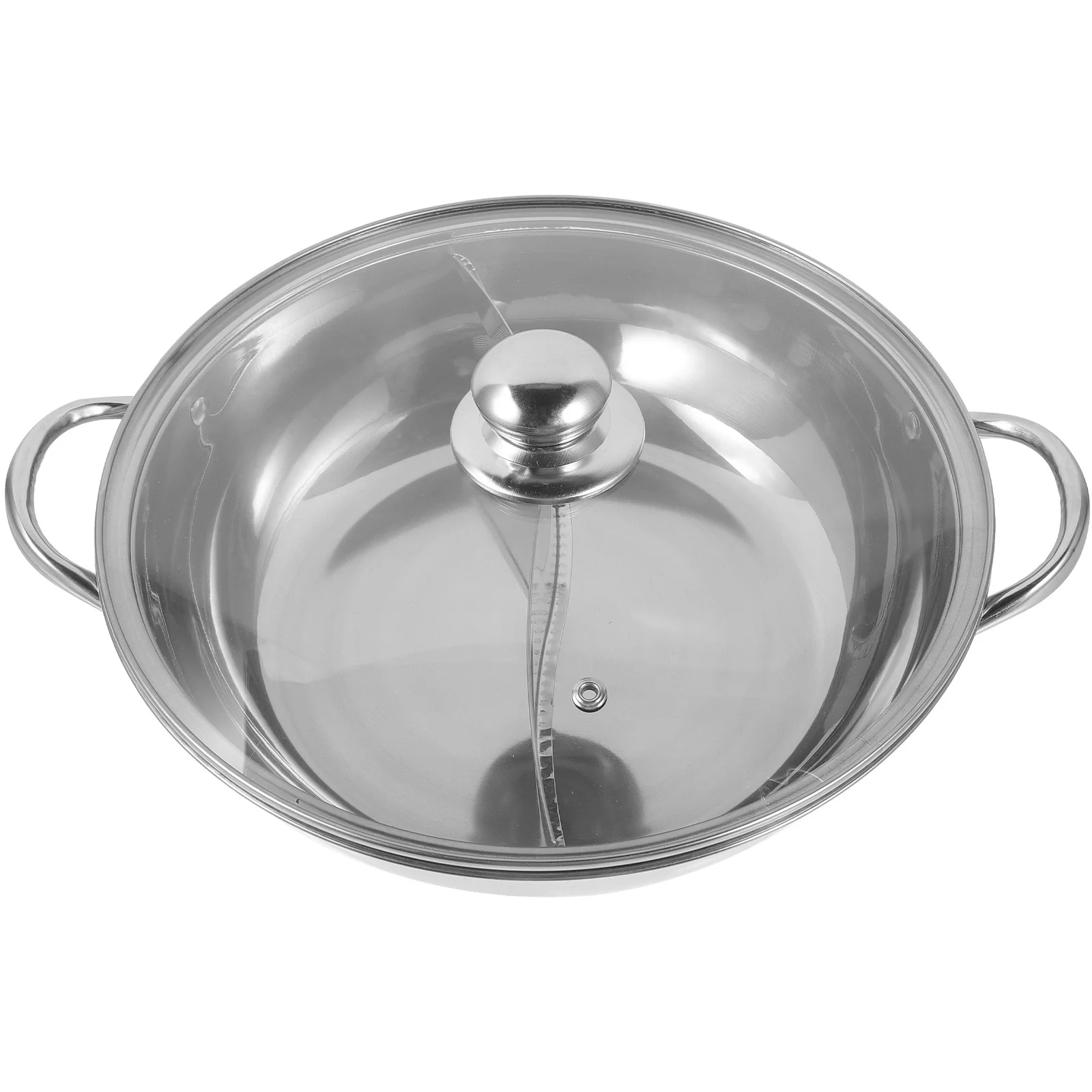 

Нержавеющая сталь, двойной вкус, горячая кастрюля, разделительная сковорода, легко очищаемая индукционная газовая галогенная электрическая гончарная печь, кухня