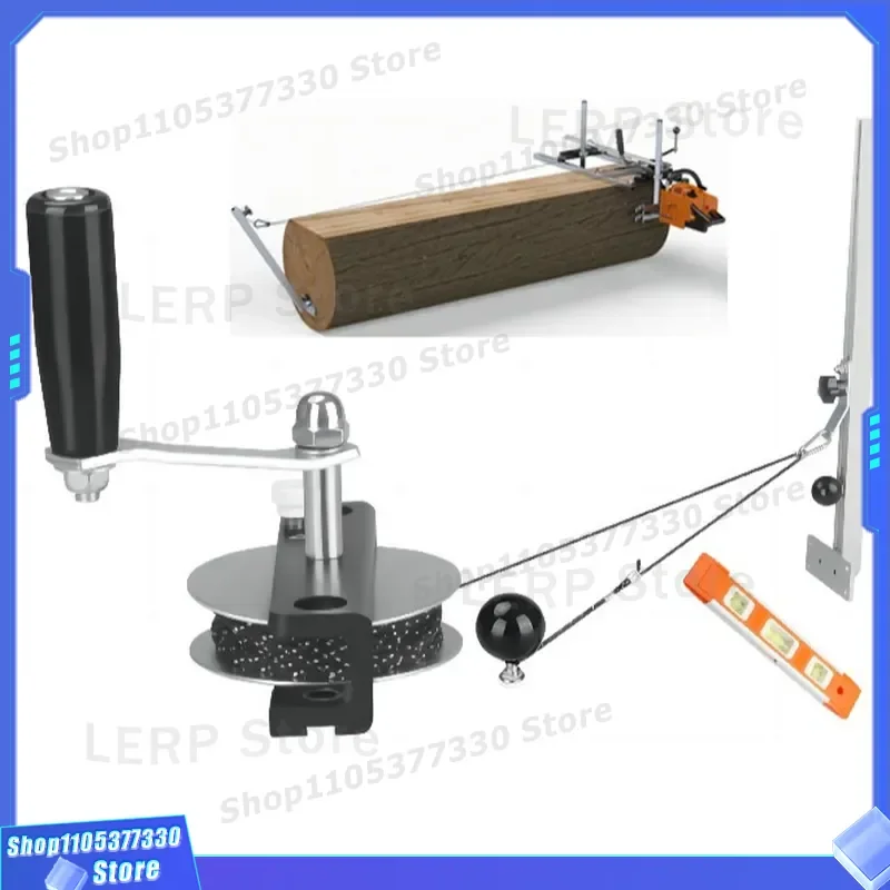 Chainsaw Bar Grooving Tool Auxiliary Wheel Plate Opening Frame Winch for Saw Maintenance Repair Kit Professional Woodworking