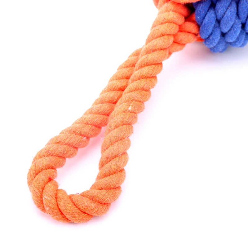 Cotton Rope Dog Toys Tug Durable Safe For Small Medium Pet