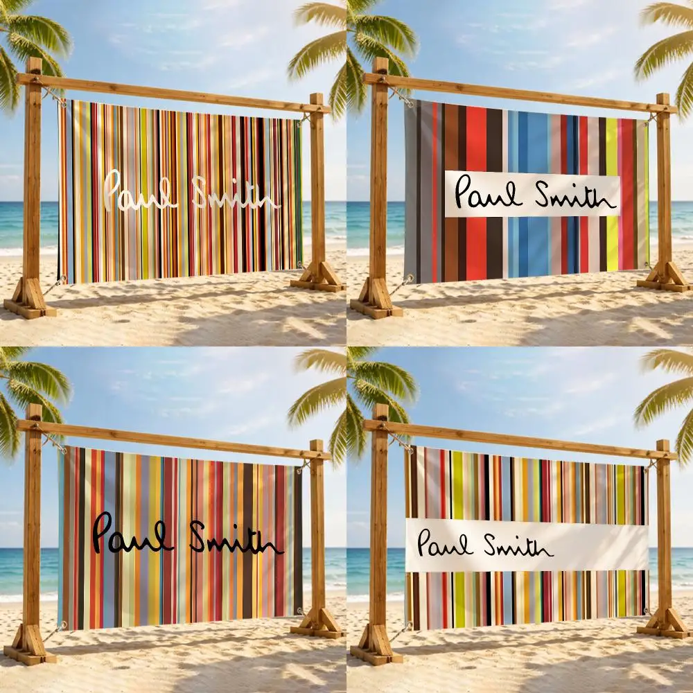 P-Paul FASHION S-SmithS Flags Flag Tapestry Outdoor Decor Flaga Decorative Home Objects Barber Shop Decoration