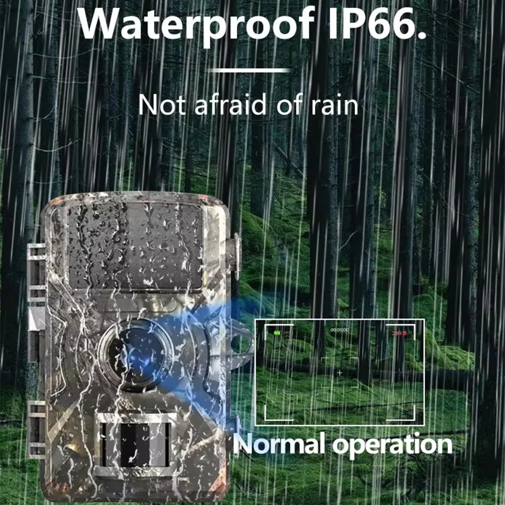 

Hunting Trail Camera Wild Life Camera 1080p With IR Night Vision Motion Activated Outdoor Trail Camera Trigger Wildlife Scouting