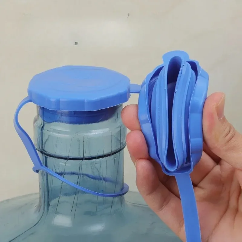 Reusable Silicone Water Jug Plug Non Spill Anti Splash Bottle Cap Barreled Water Sealing Cover Replacement