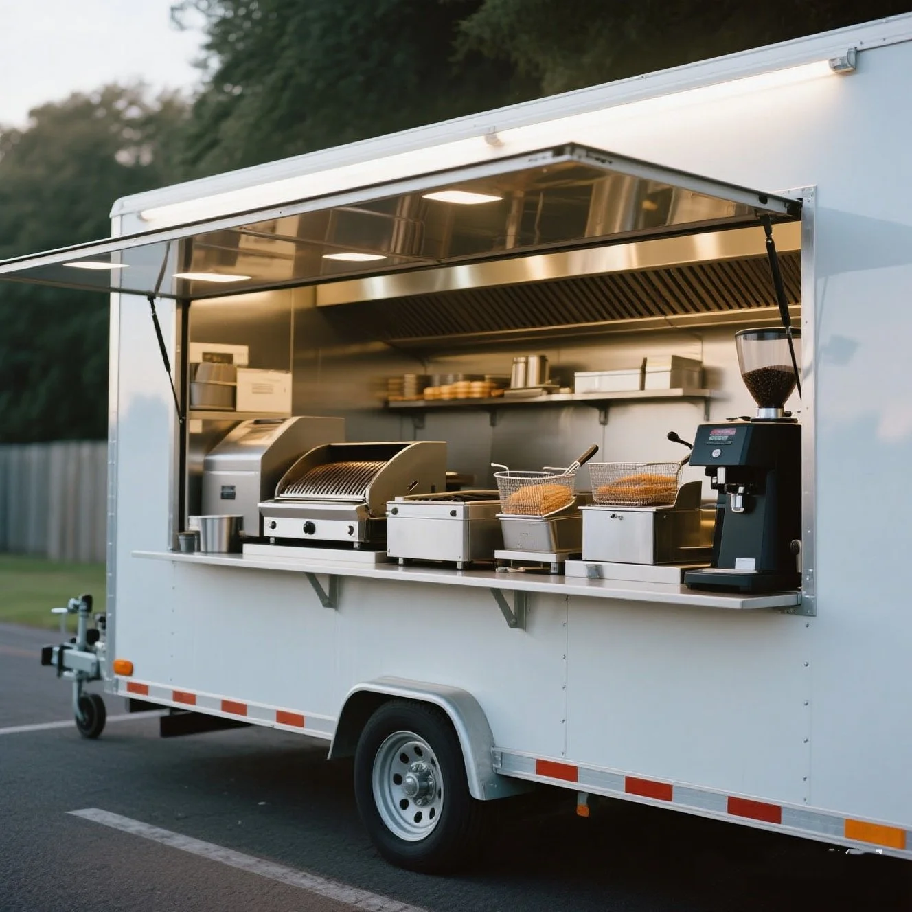 

Фудтрак для фастфуда, мобильный бар, прицеп для мороженого, кофе, хот-догов, передвижная кухня, фургон для еды