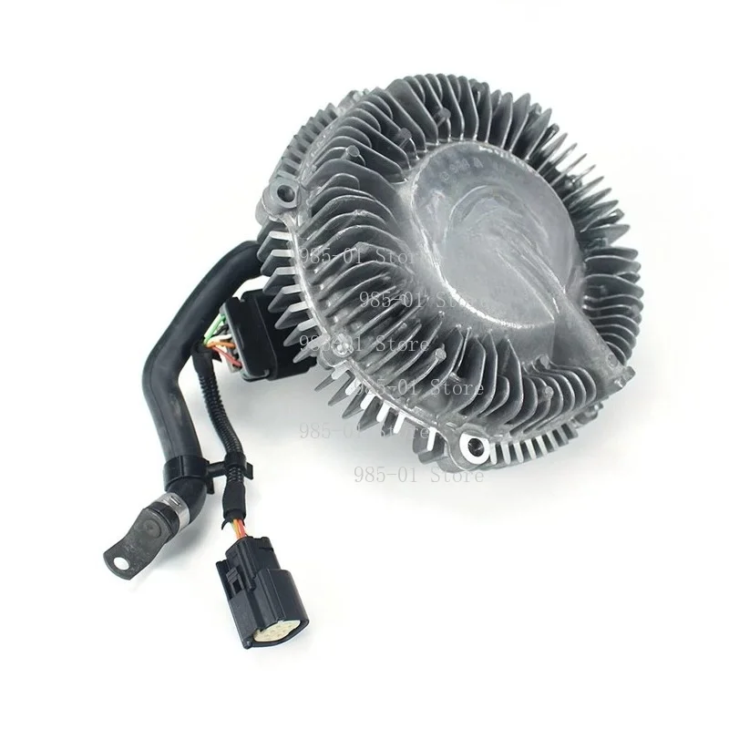 Upgraded Electronic Silicone Fan Coupler, High Precision Electric Viscous Fan Clutch Assembly for Pickup SUV Truck Engine