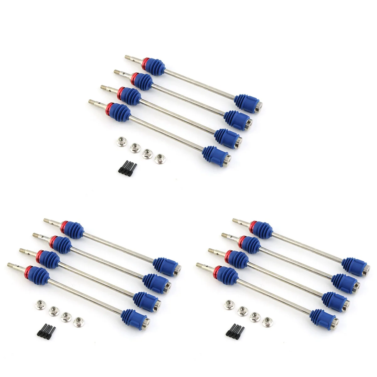 

A17I 12X Metal Steel Front and Rear Driveshaft Axle CVD 5451R for 1/10 E-/E-/T-/