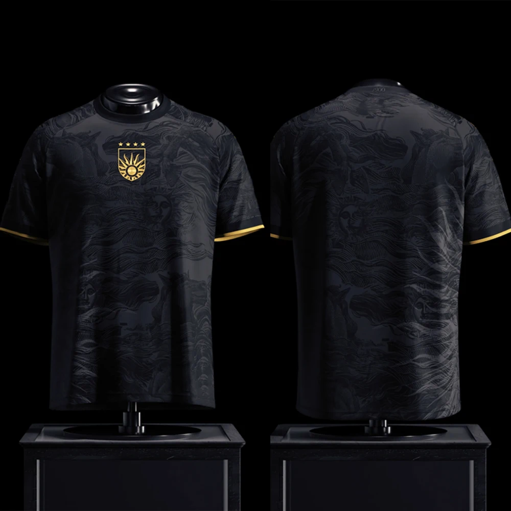 New Family Replica Inspired Full Print Soccer Jersey Parent‑Kid Breathable Polyester Crew Neck Short Sleeve Football Sport Top