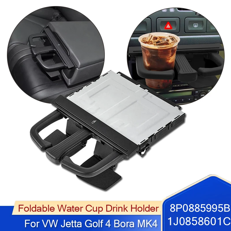 

Подстаканник для напитков, складной держатель для стакана для воды для VW Jetta Golf 4 Bora MK4 Audi A4L A5 Q5 A7 1J0858601C 8P0885995B