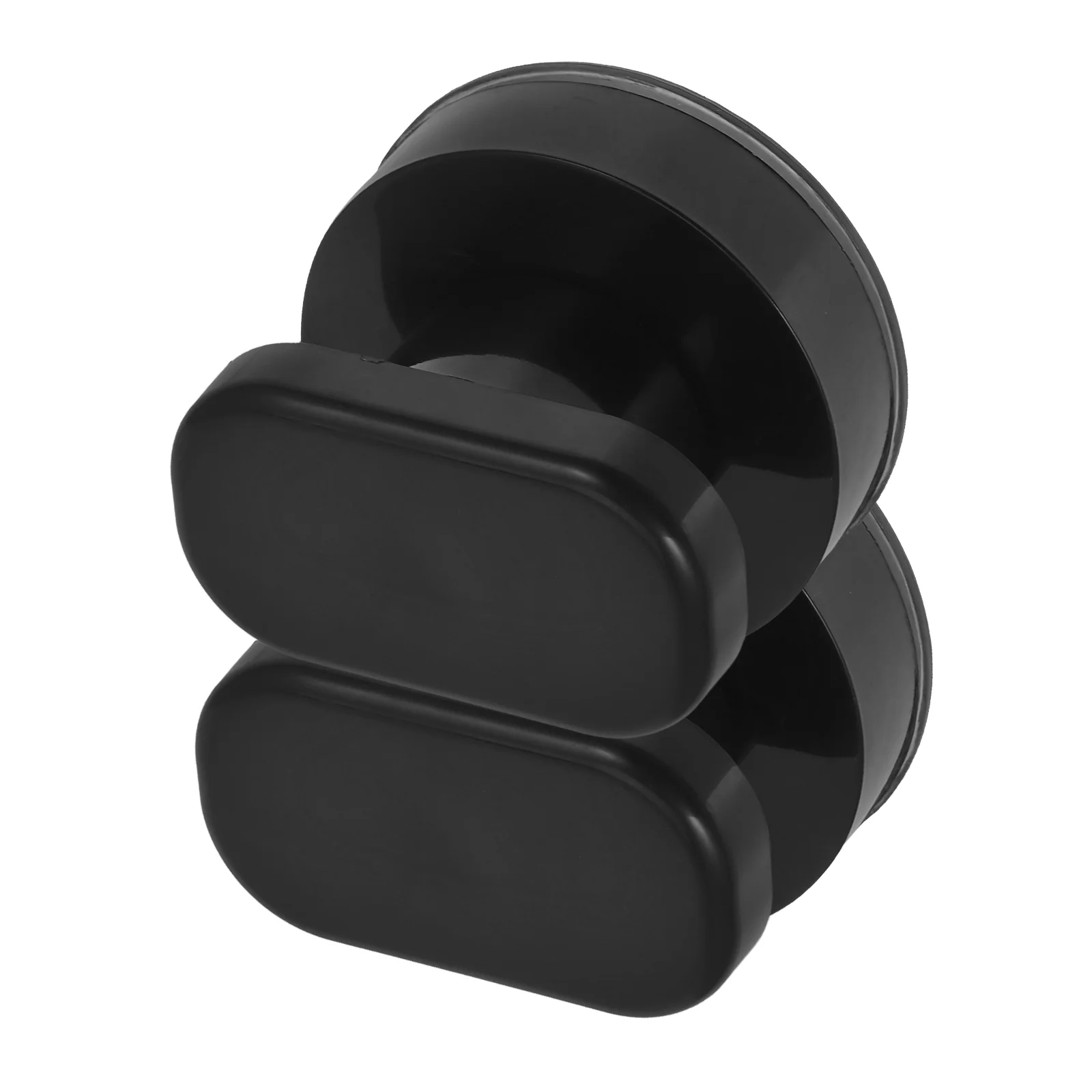 

2 Pcs Bathroom Handrail Cabinet Handles Pocket Door Pull Sliding Doors Black Abs