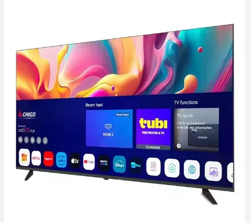 

Hot Selling 75 Inch Android 4K LED Smart TV With WIFI White Cabinet 85 Inch Flat Screen HD Definition ATV System For Hotel Use