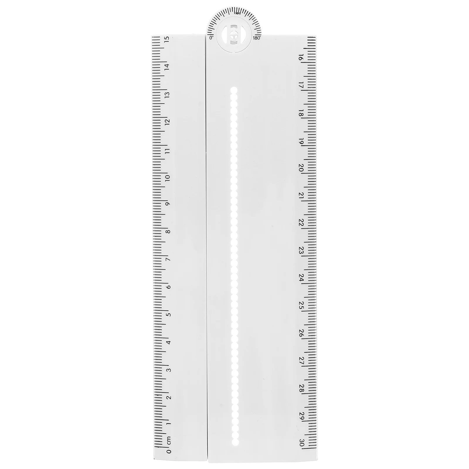 

Multifunctional Measuring Tool High Precision Geometry Ruler For Drawing Arcs Parallel Lines Pocket Ruler For