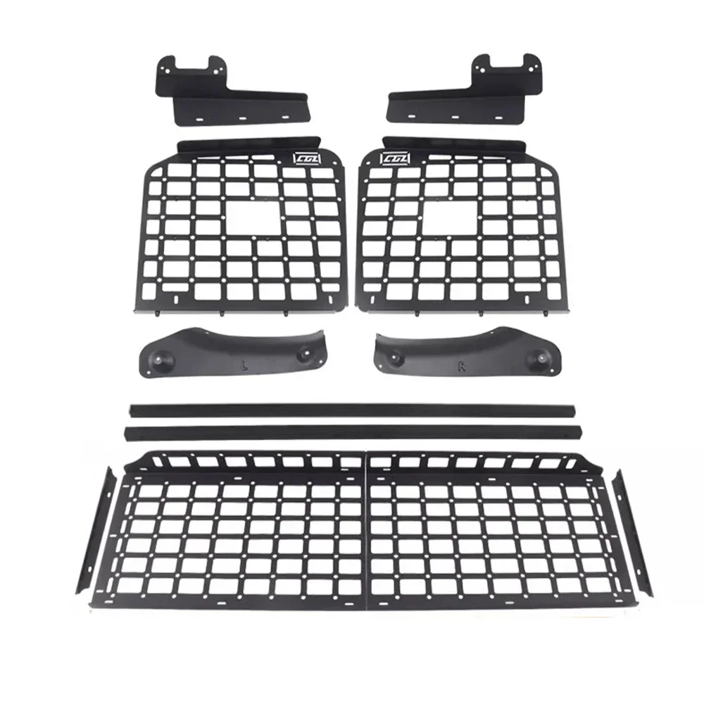 Rear Racks Accessories For Nissan Patrol Y62 Side Window Molle Cargo Storage Organization Patrol Y62 Roof Rack Modification