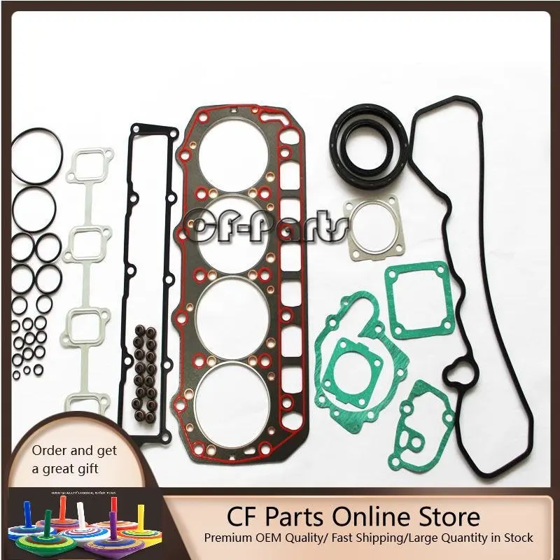 Full Gasket Kit 729907-92770 Fit For Yanmar 4TNV98 4TNV98T Engine Excavator Loader