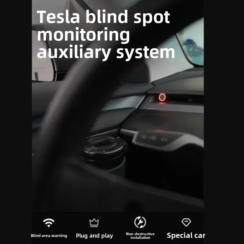 For Tesla Model Y/3/S Blind Spot Detection Assistance System, Not Applicable To Model 3 Fresh Edition, New Auto Parts