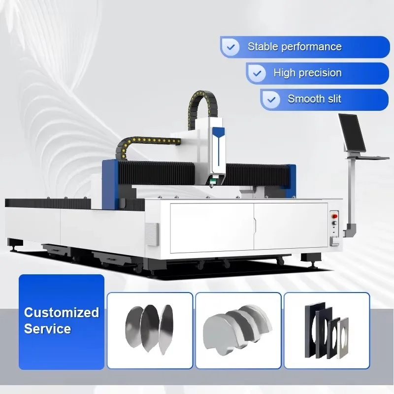2000W 3000W 8000W 30kW Sheet Metal Aluminum Fiber Laser Cutting Machine 2D 3D Cutter CNC Precision CE Iron