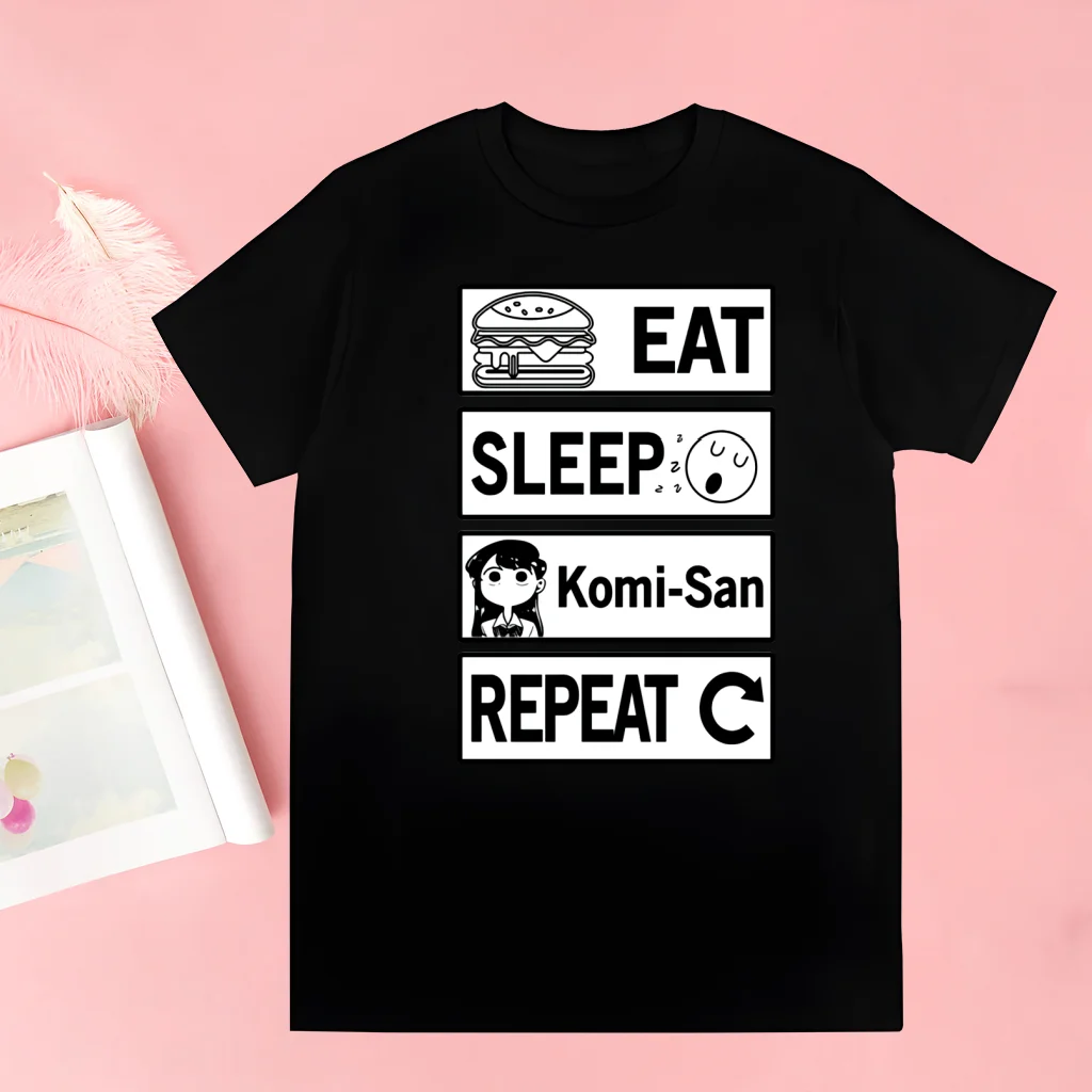 Miss Komi Excited manga komi san Can't Communicate komisan shouko Tadano T Shirt Men Shirts Quality Summer Top Tshirt  T-Shirt