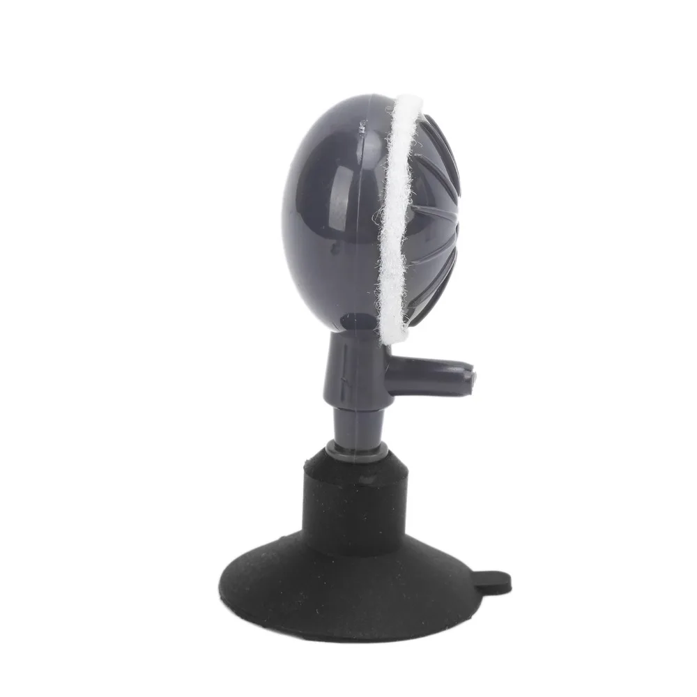 2PCS Set Ultra-Fine Air Stone Bubble Diffuser Adjustable Suction Cups Bubble Diffuser Black High-Output Aquarium Bubble Stone