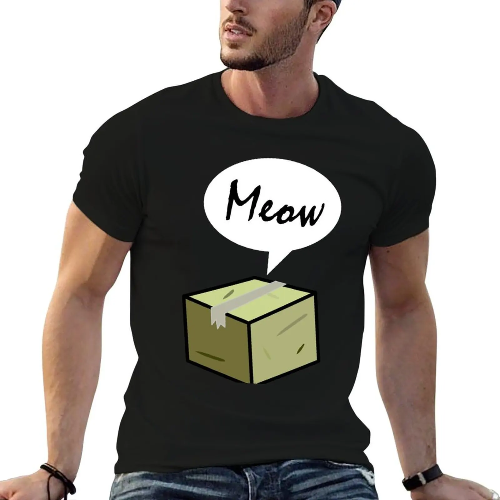 

Schrodinger's Cat T-Shirt t shirts for man slim fit cotton tshirt 100% man tshirt T-shirt
