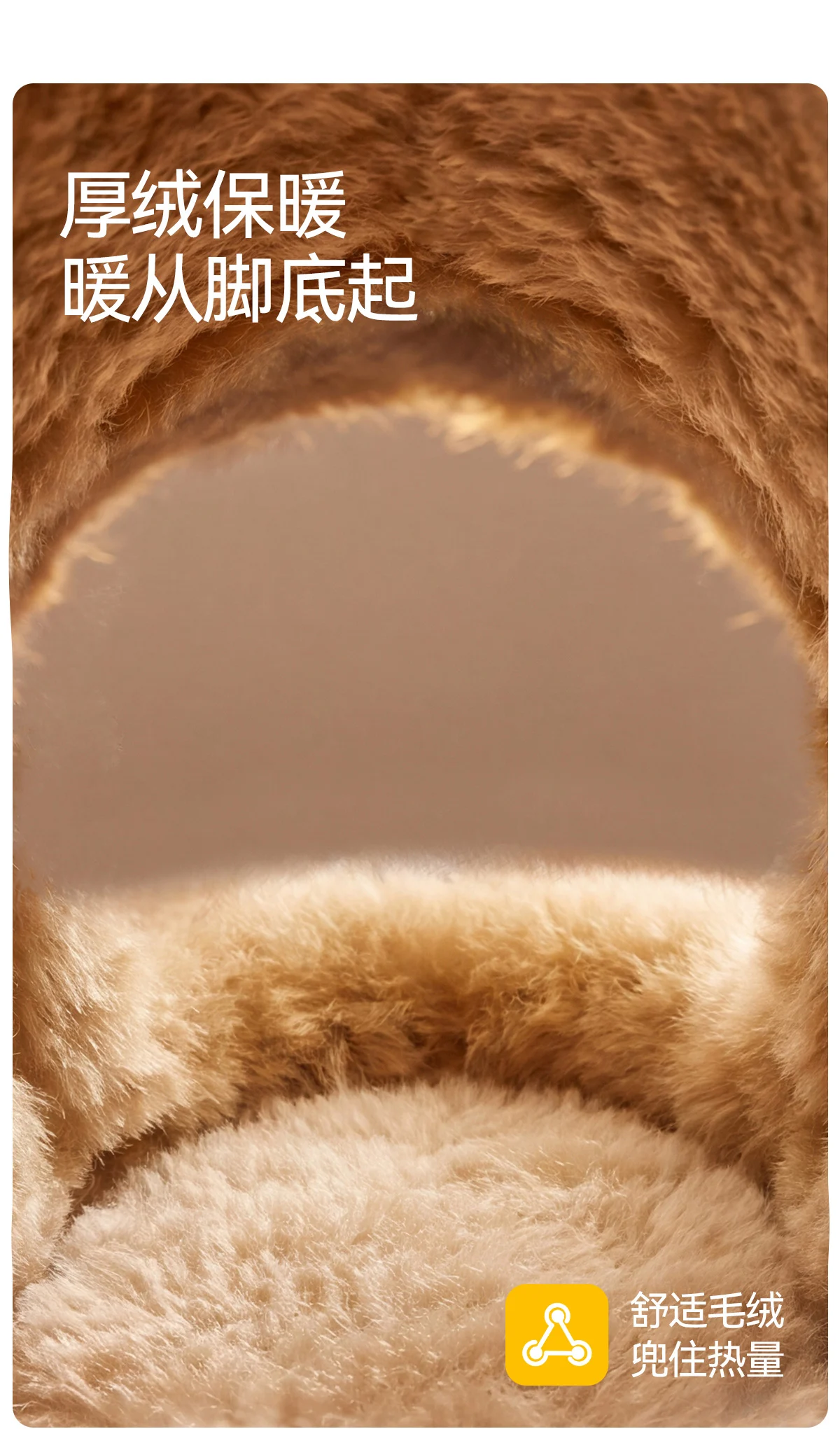 Damen-Hausschuhe mit Stickerei, Flauschige Winter-Warm-Hausschuhe aus Kunstwildleder mit Pelzkragen, Rutschfeste Dicke Sohle, Weiche Indoor-Hausschuhe – Detail 3
