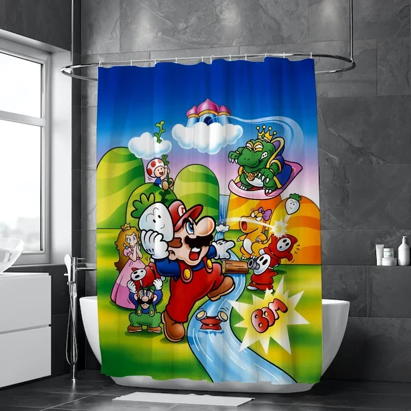 Shower Curtains for Bathroom Curtain Marioes Accessories Bath Bedrooms Waterproof the Home Fabric Shade Opaque Products Garde@0