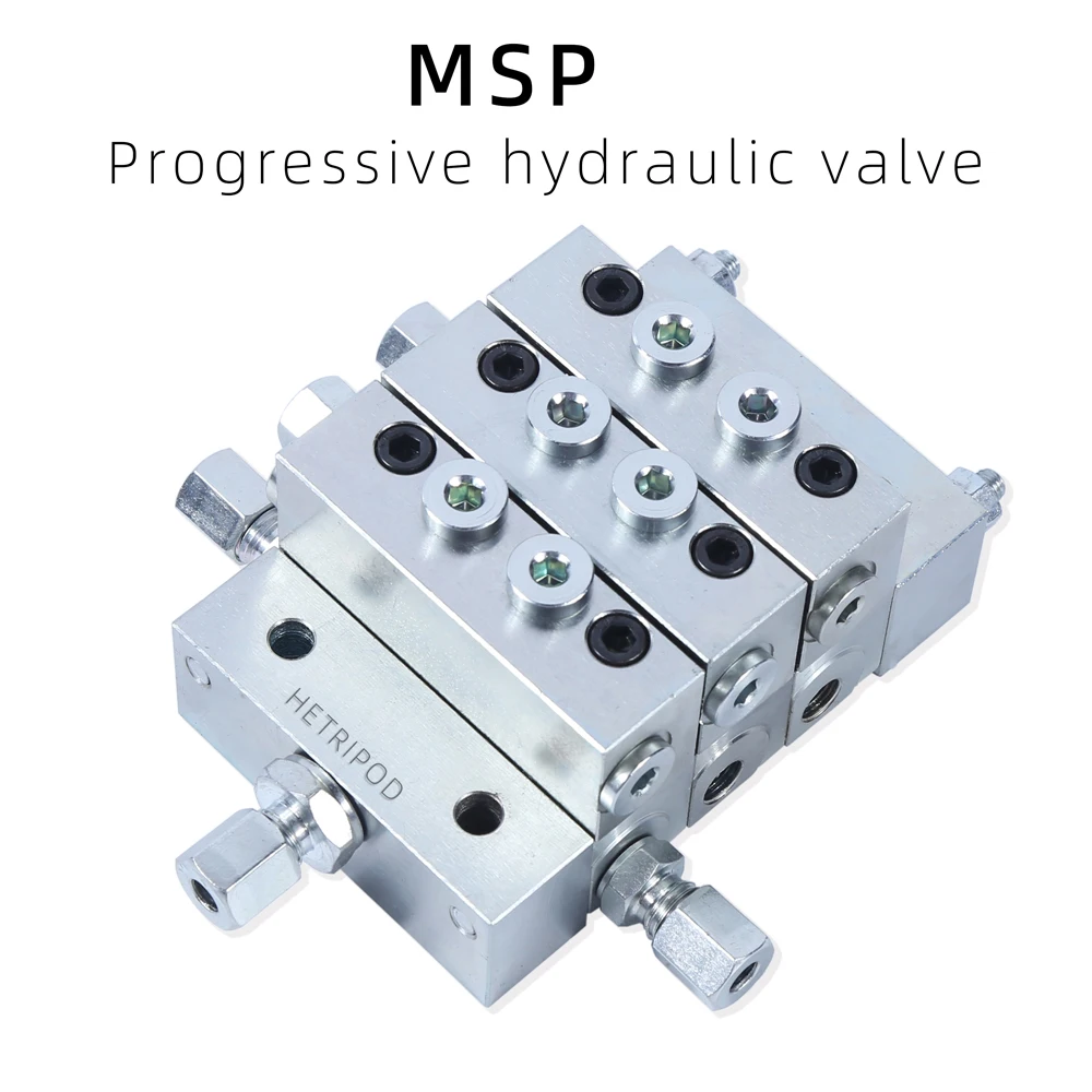 Centralized lubrication progressive valve distributor grease distribution valve MSP 2500 instead of Gurek