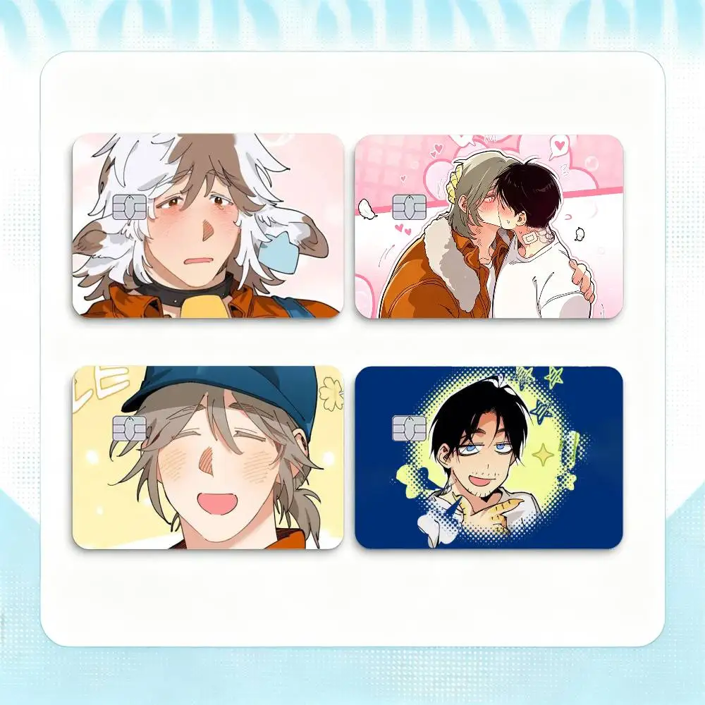 M-Manhwa Mr As Farm  Credit Card HD Stickers Small Chip Waterproof Sticker Game Card Decal Gift