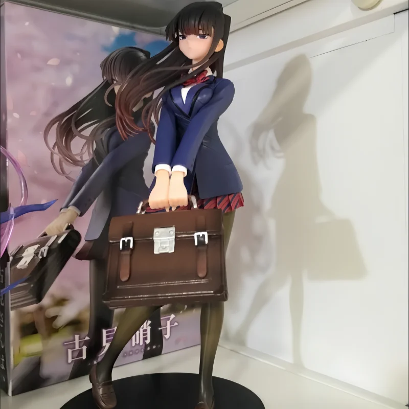 Komi Kan niet Communiceren Shouko Komi 25 cm Wave Anime Mooi Meisje PVC Action Figure Collectible Model Pop Gift Desktop ornamenten