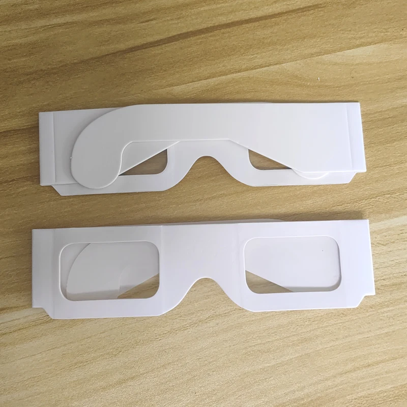 20 Stück/100 Stück Chromadepth 3D-Papierbrillen-Set, Karton-3D-Vollrahmen-Chromadepth-Brillen für Bücher, Zeitschriften und Schulbildung – Detail 2