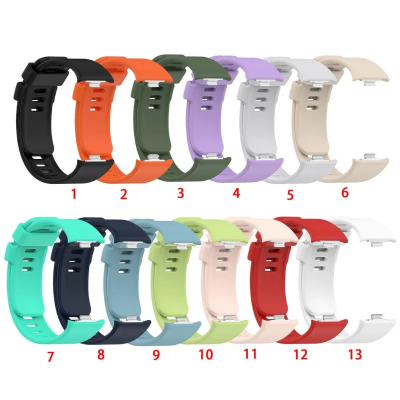 For Redmi Watch6 Active Lite Watch5 Watch4 /For Xiaomi Band 8 9 10 Pro Miband 8 9 10 Pro Soft Wrist Band Silicone Strap