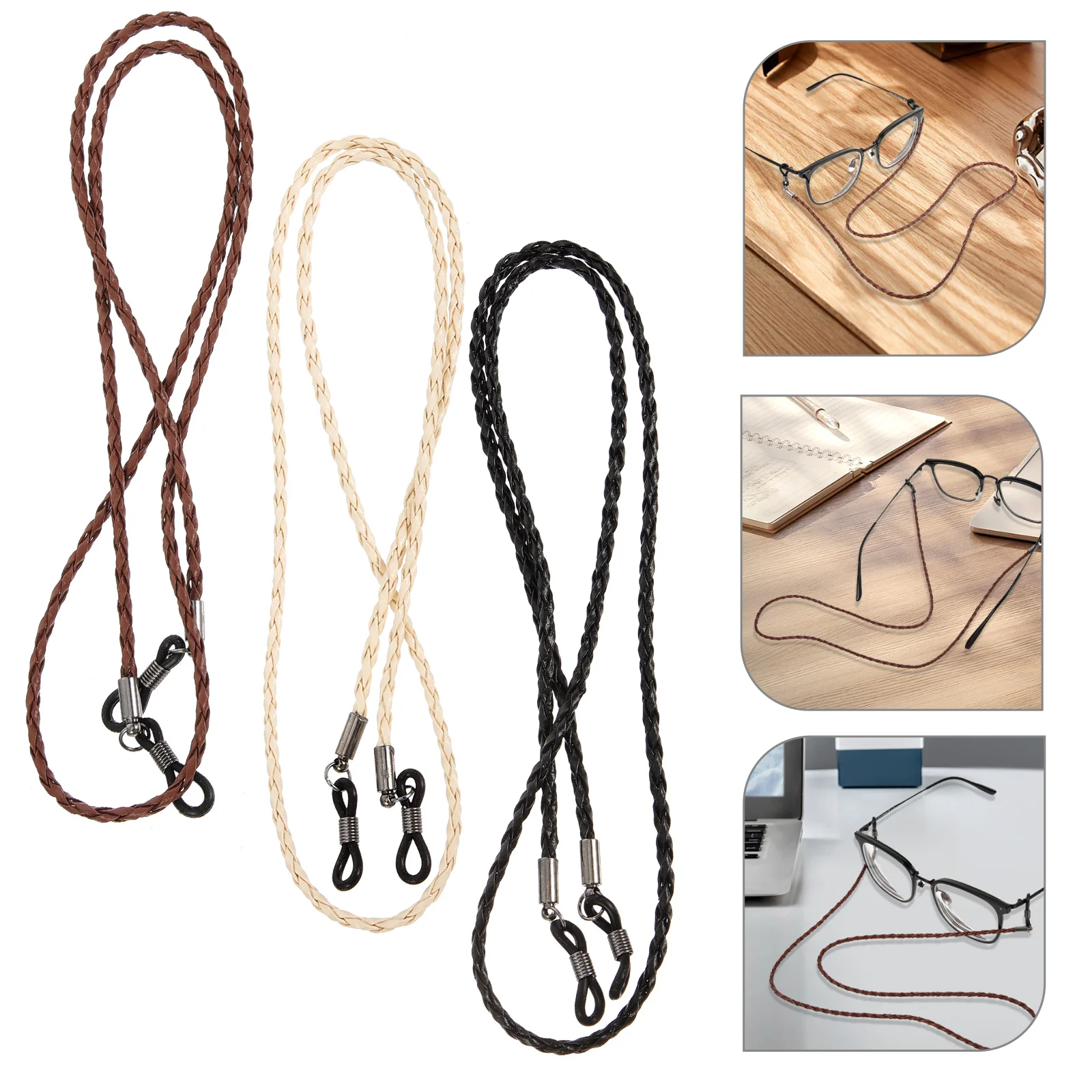 

3pcs Glasses Lanyards Eyeglasses Neck Strap Sunglasses Holder For Men Women Sport Outdoor Anti Slip Durable Accessories