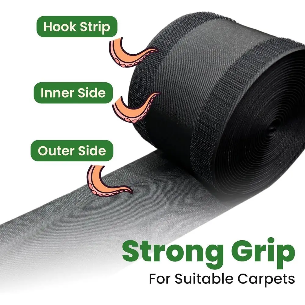 Minimalist Prevent Tripping Carpet Cord Cover DIY Easy to Use Floor Wire Protector Keep Neat Cord Management for Office Home