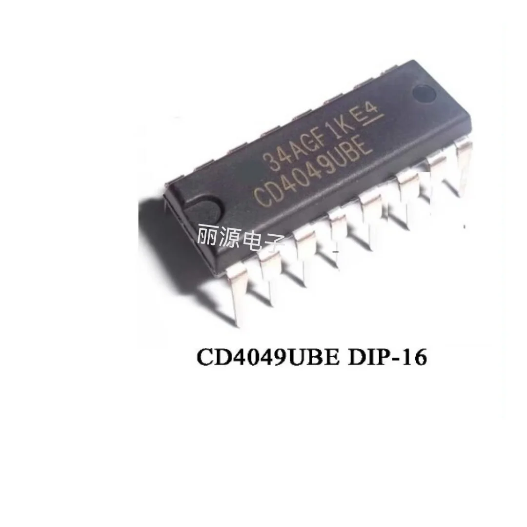 5PCS CD4049UBE CD4049  4049 DIP-16 buffer inverter chip