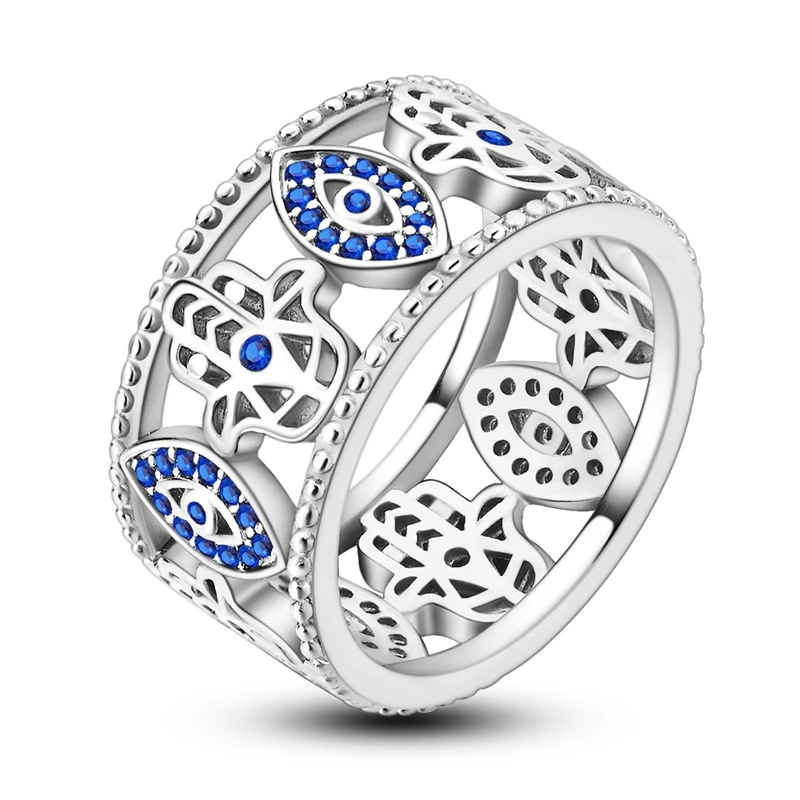 Women's 925 Sterling Silver Luxury Stackable Ring, Wedding Gift
