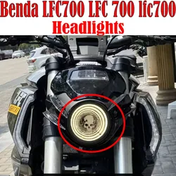 Fit Benda LFC700 LFC 700 lfc700 Motorcycle Headlights Modified Abyss Lights