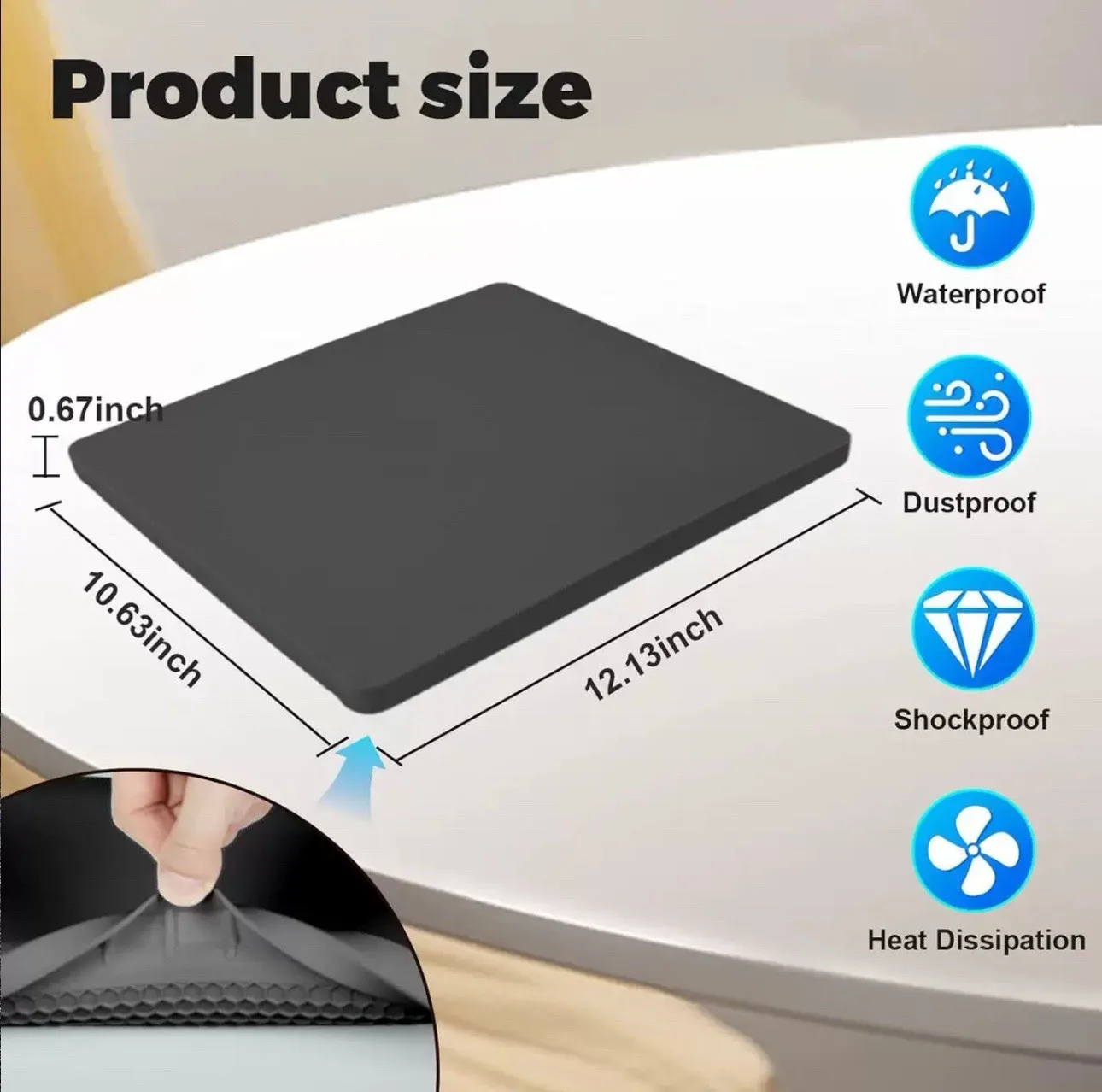Immagine 4: Custodia protettiva in silicone Starlink Mini per Starlink Mini Dish