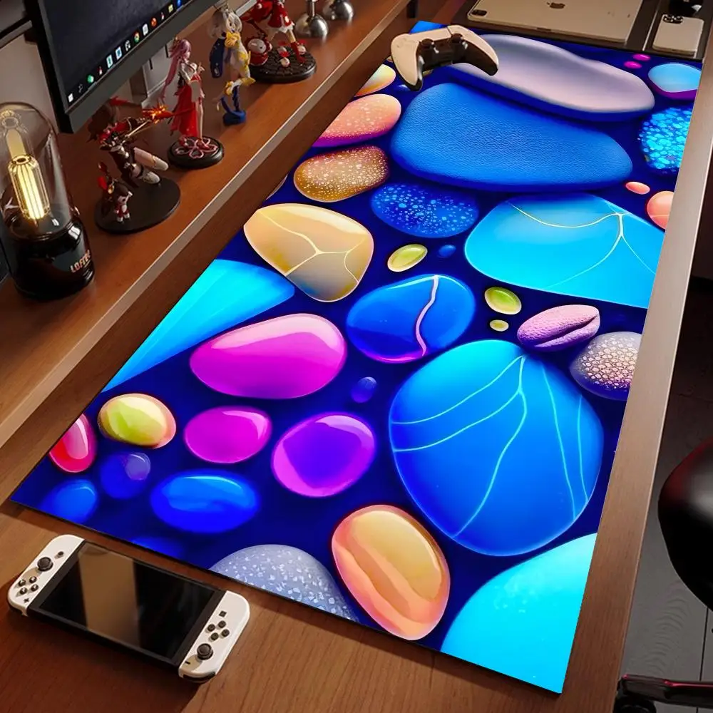 pebble texture Mouse Pad  Keyboard Mouse Pad PC game mousepad laptop desk pad XXL non-slip computer keyboard mouse mat