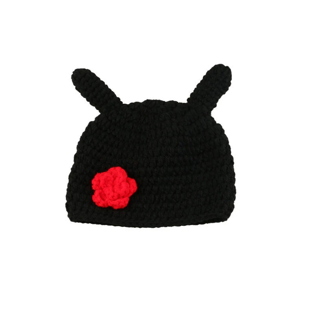 Baby Photography Props Newborn Ladybird Insect Costume Boy Girl Infant Crochet Knit Hat Outfits Lace Ladybird