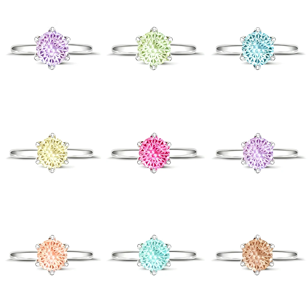 Luxuriöse Designs 5A Kubikzirkonia Ewigkeitsringe Modischer Edelstahlschmuck Ehering für Männer und Frauen