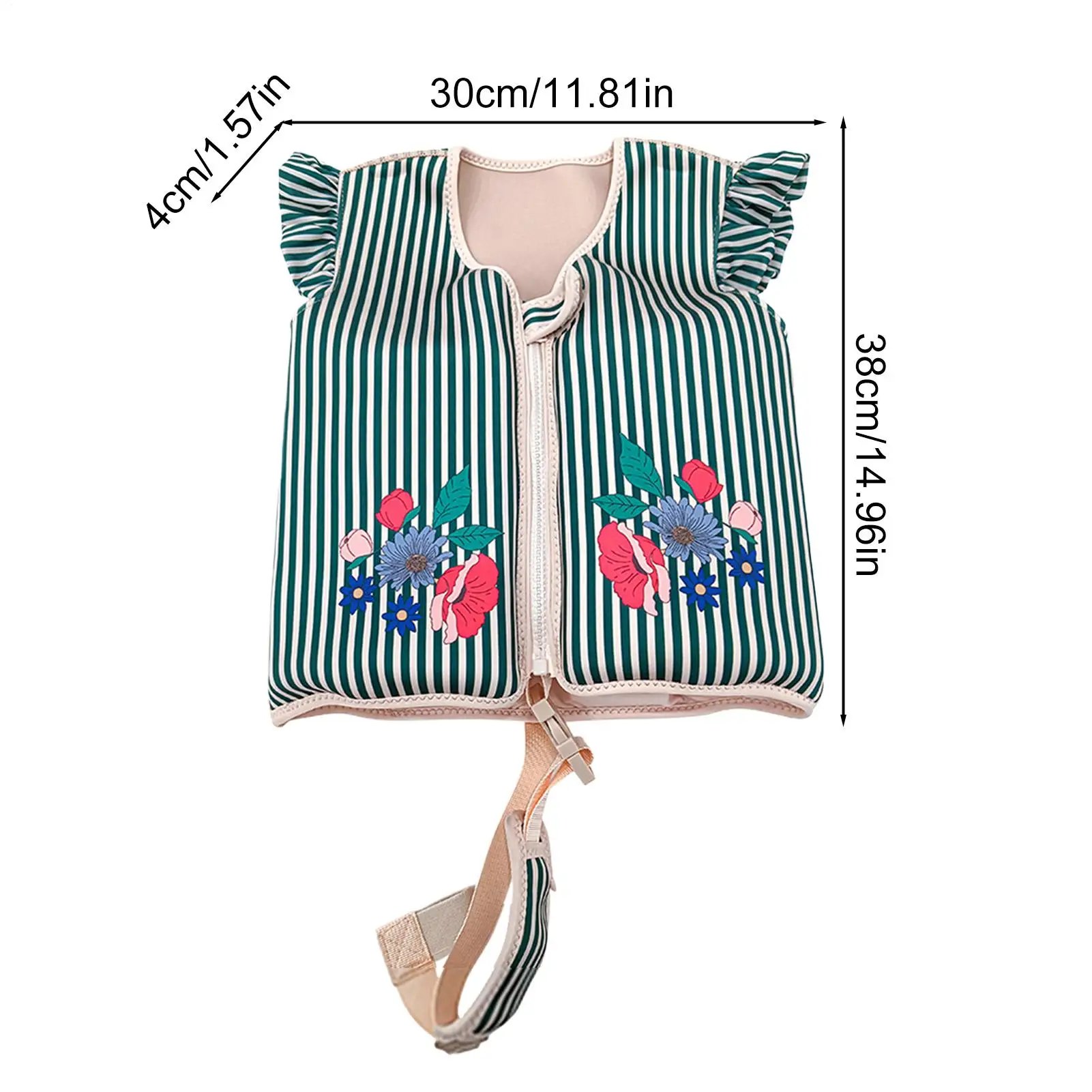 Gilet de bain pour tout-petits, facile à marche/arrêt, fermeture éclair, pour enfants de 2 à 7 ans, maillots de bain à flottabilité, aide à l'entraînement pour garçons et filles, école, plage